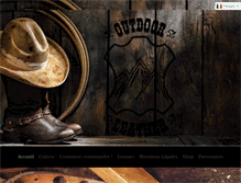 Tablet Screenshot of outdoor-leather.com